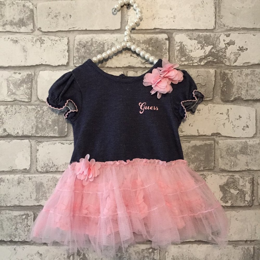 Guess Baby Girl's Flower Tutu Dress 6-9 Months